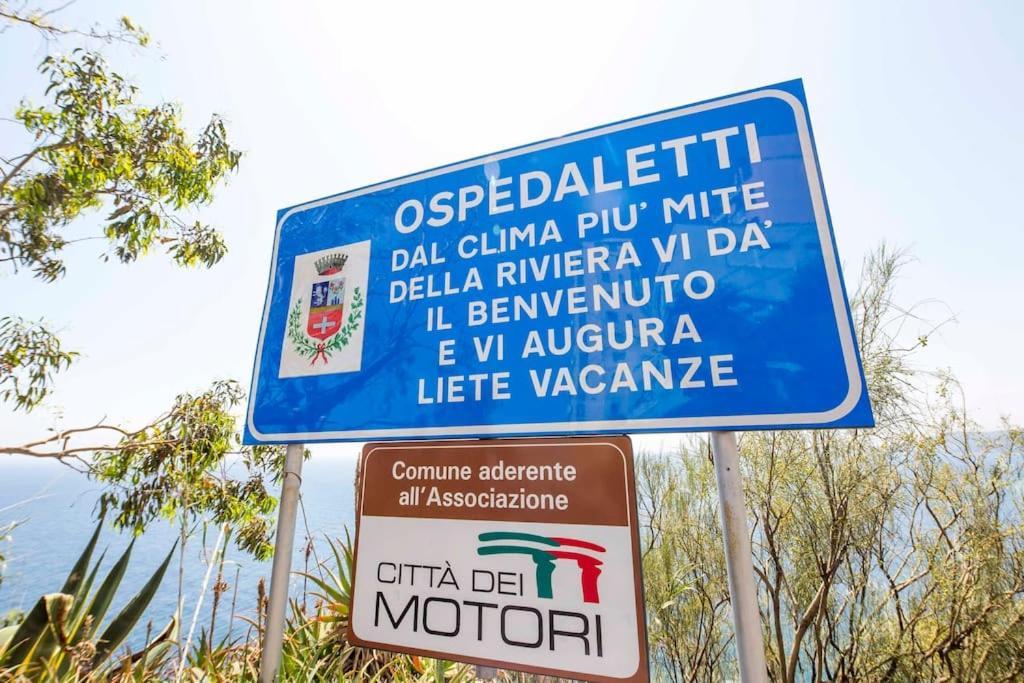 Appartamento Il Grande Blu - Vista Panoramica Sul Golfo Ospedaletti Esterno foto